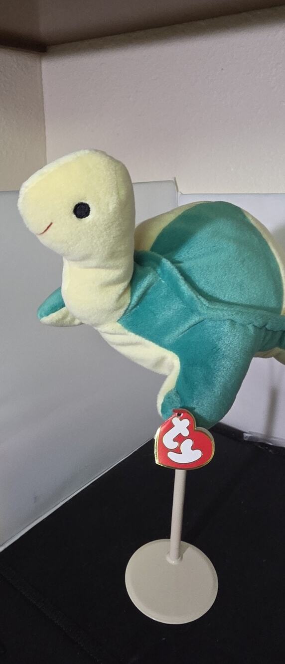 SNAP the 12" Turtle Ty Pillow Pal Yellow & Green Style 3015 from 1997 R1